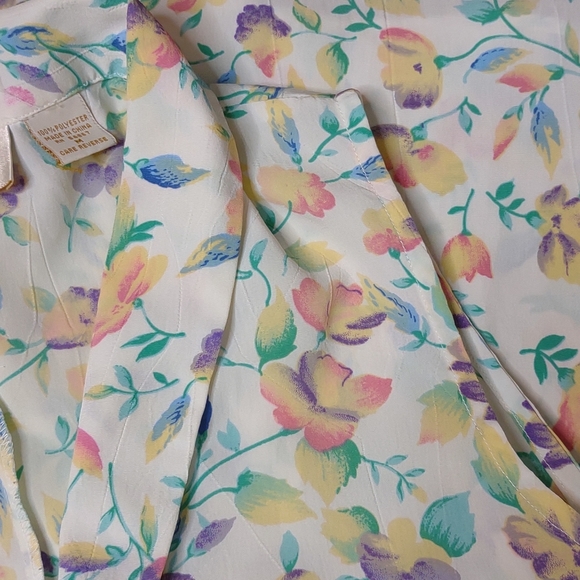 Victoria's Secret Gold Label Floral Sleeveless Top - Picture 5 of 6